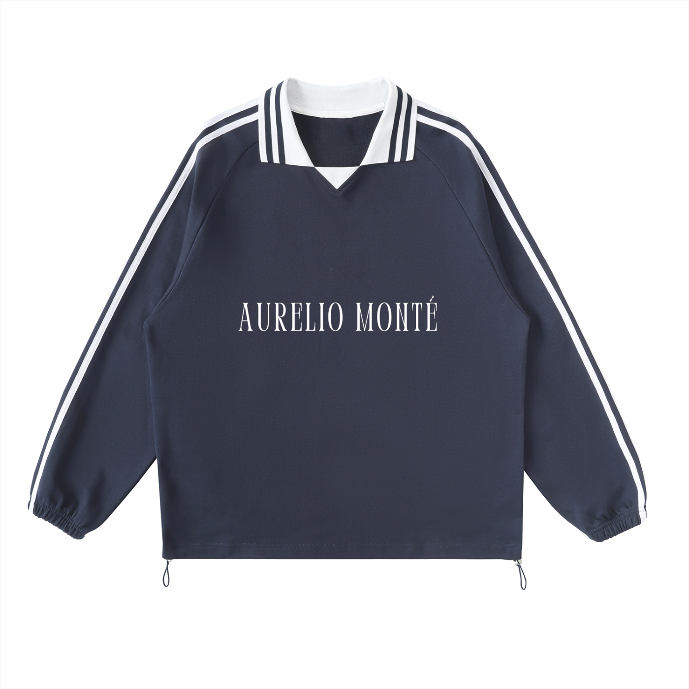 Essential Striped Collar Sweatshirt